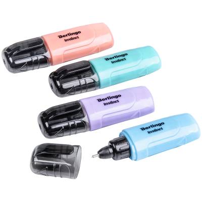 КанцРЦ Корректирующий карандаш Berlingo "Instinct", 05мл, металлический наконечник KR515